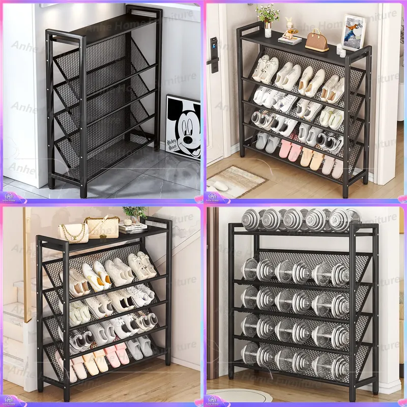 Shoe Rack Cabinet Narrow Entryway - Ultra Thin Shoe Rack Multi Layer