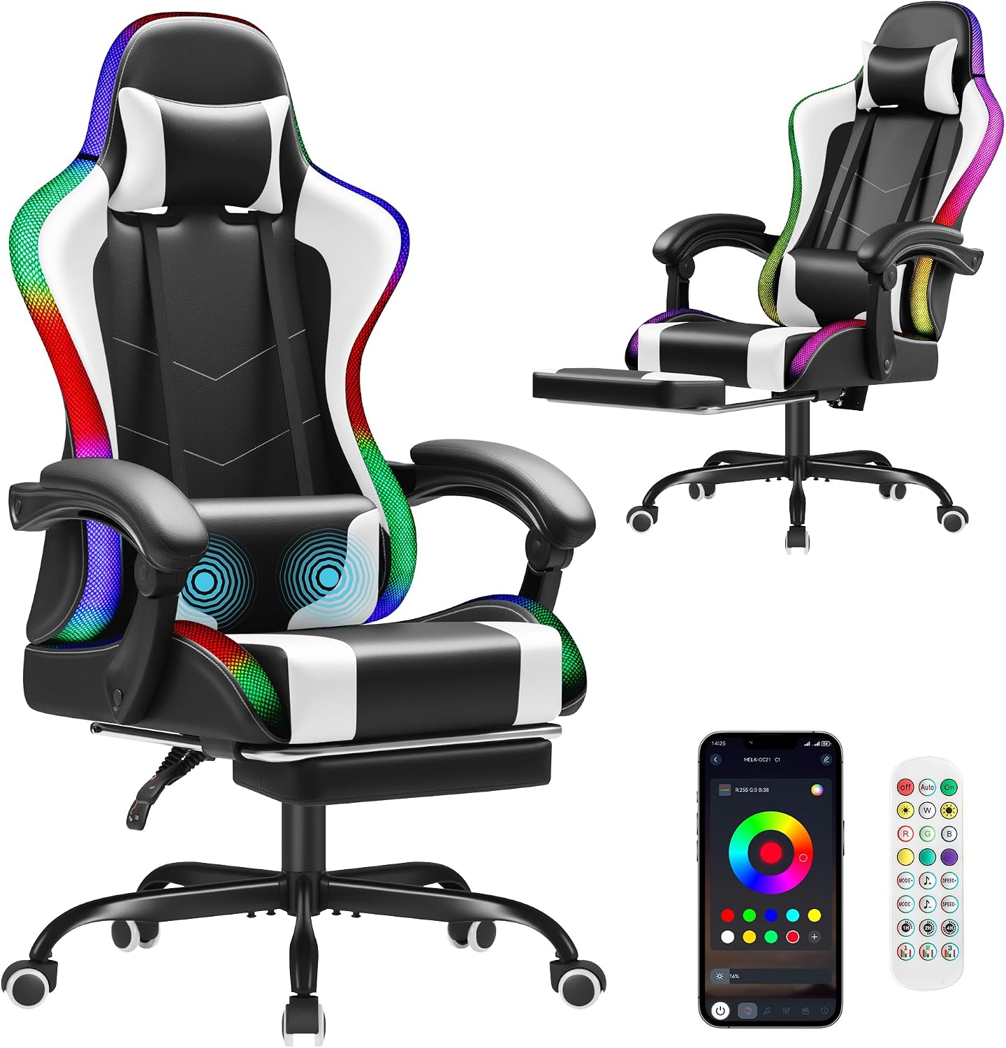 Chairs - Homall Gaming Chair, Ergonomic PC Chair,