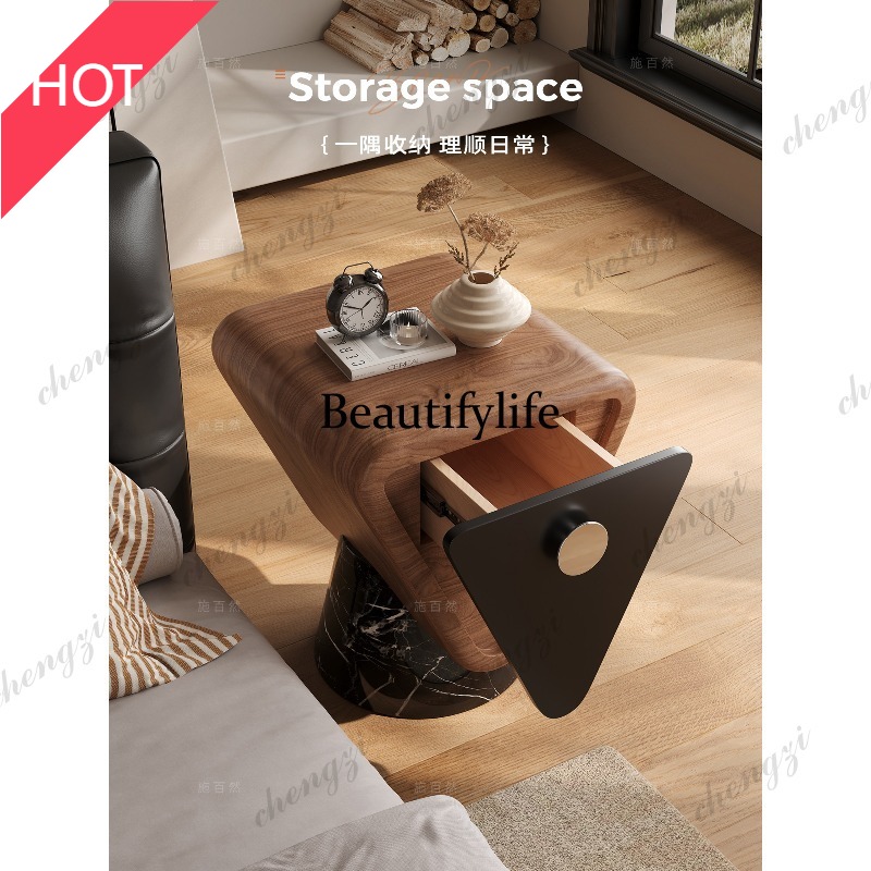 9344 Marble bedside table Soli - Tables 评论和价格