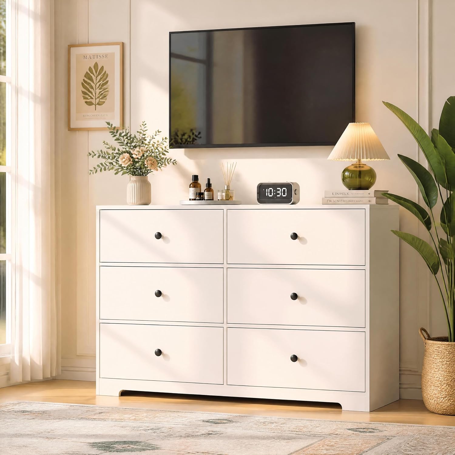 6 Drawer Dresser for Bedroom,  - Bedroom Furniture 评论和价格