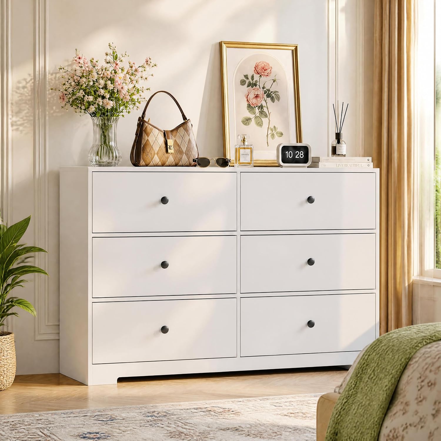 6 Drawer Dresser for Bedroom,  - Bedroom Furniture 评论和价格