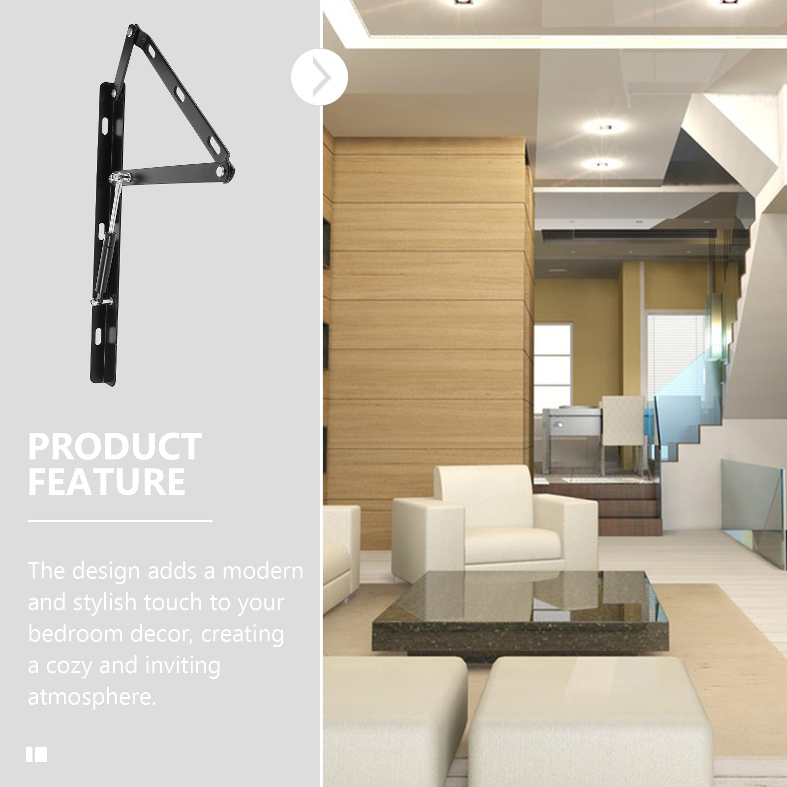 1Set Bed Support Hydraulic Rod - Gas Lift Storage Bed Hydraulic 评论和价格