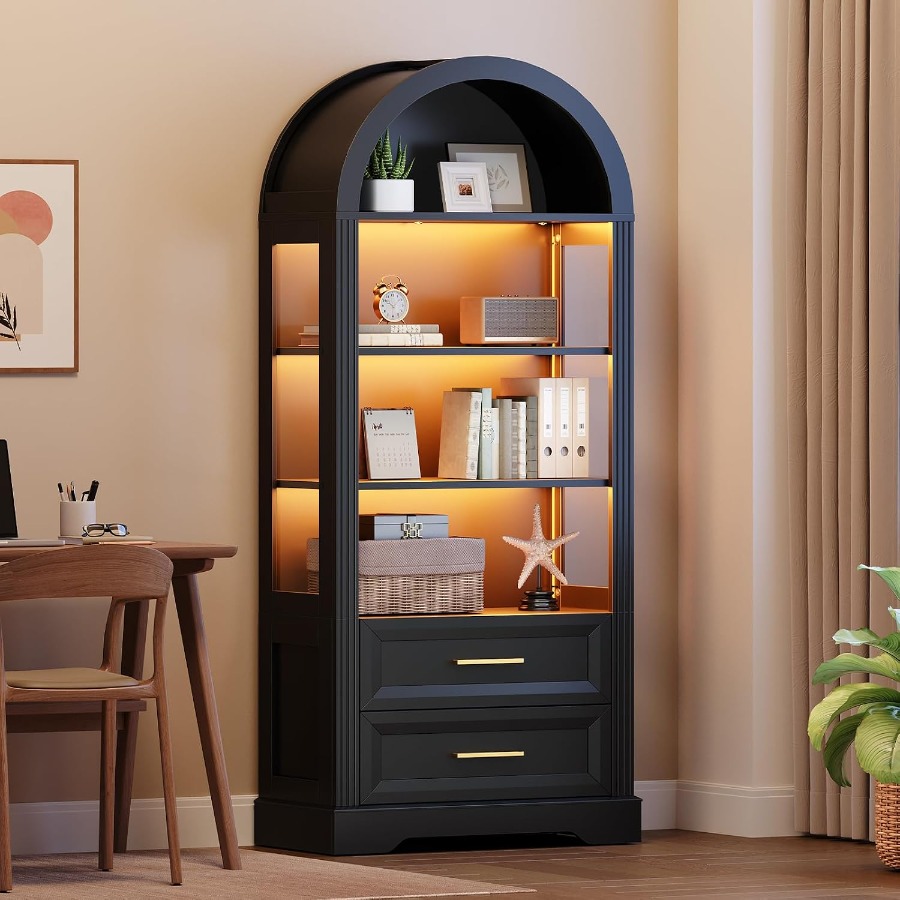 Display Cabinet, Tall Arched B - Storage 评论和价格