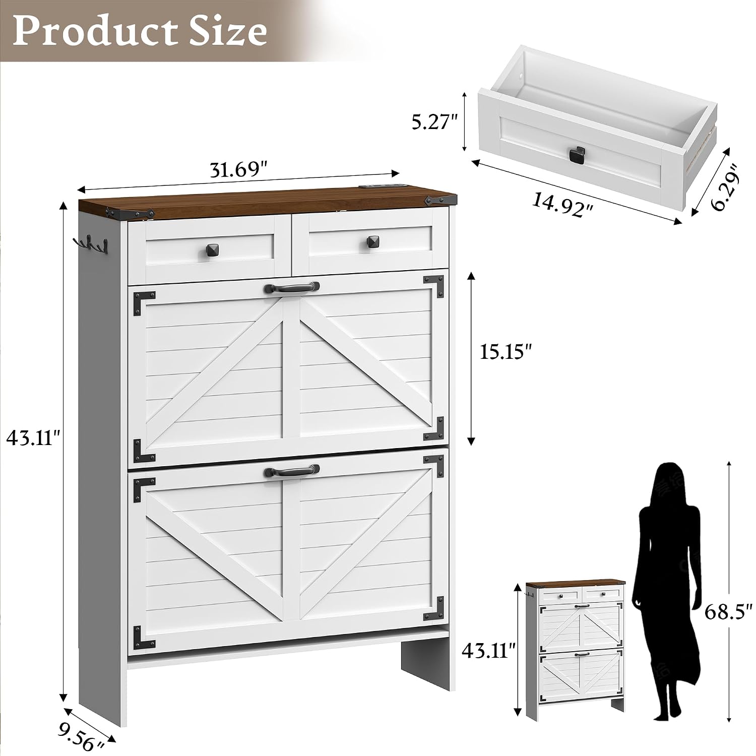 Shoe Cabinet With Odor Control - Shoe Rack Cabinet Narrow Entryway 评论和价格