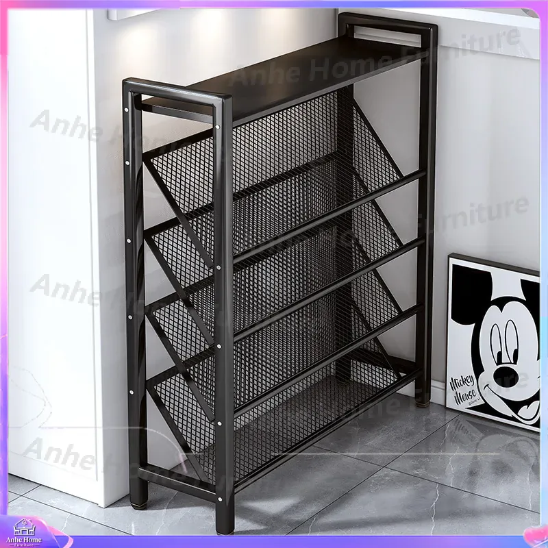 Ultra Thin Shoe Rack Multi Lay - Shoe Rack Cabinet Narrow Entryway 评论和价格