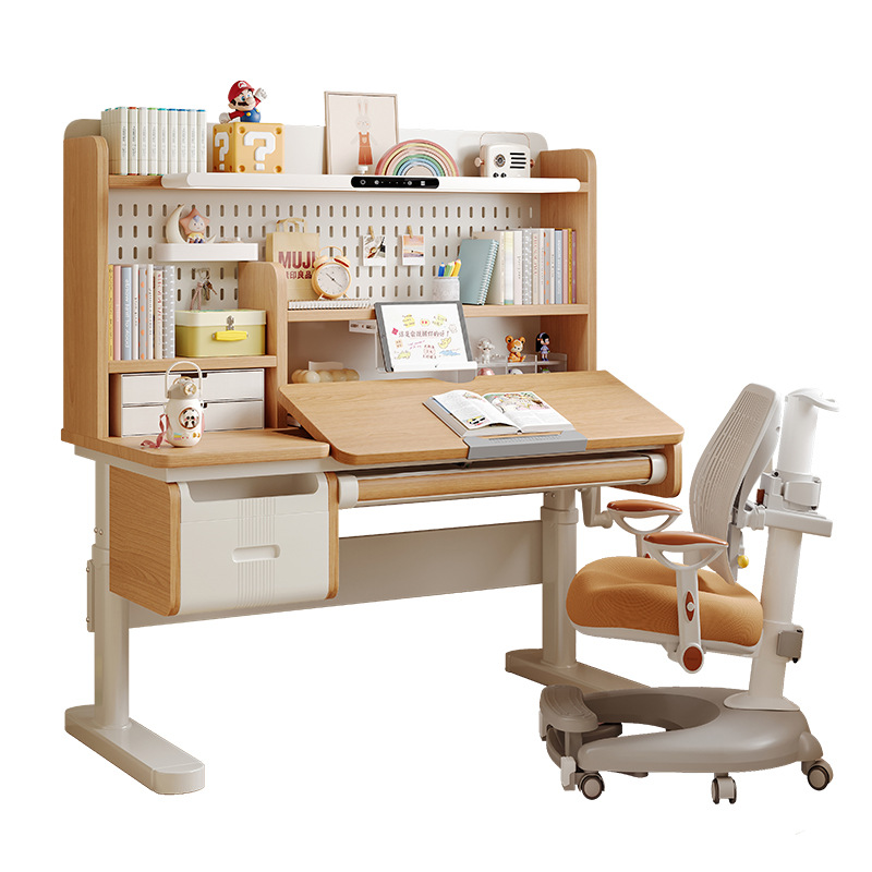 Solid wood study table Lifting - Chairs 评论和价格