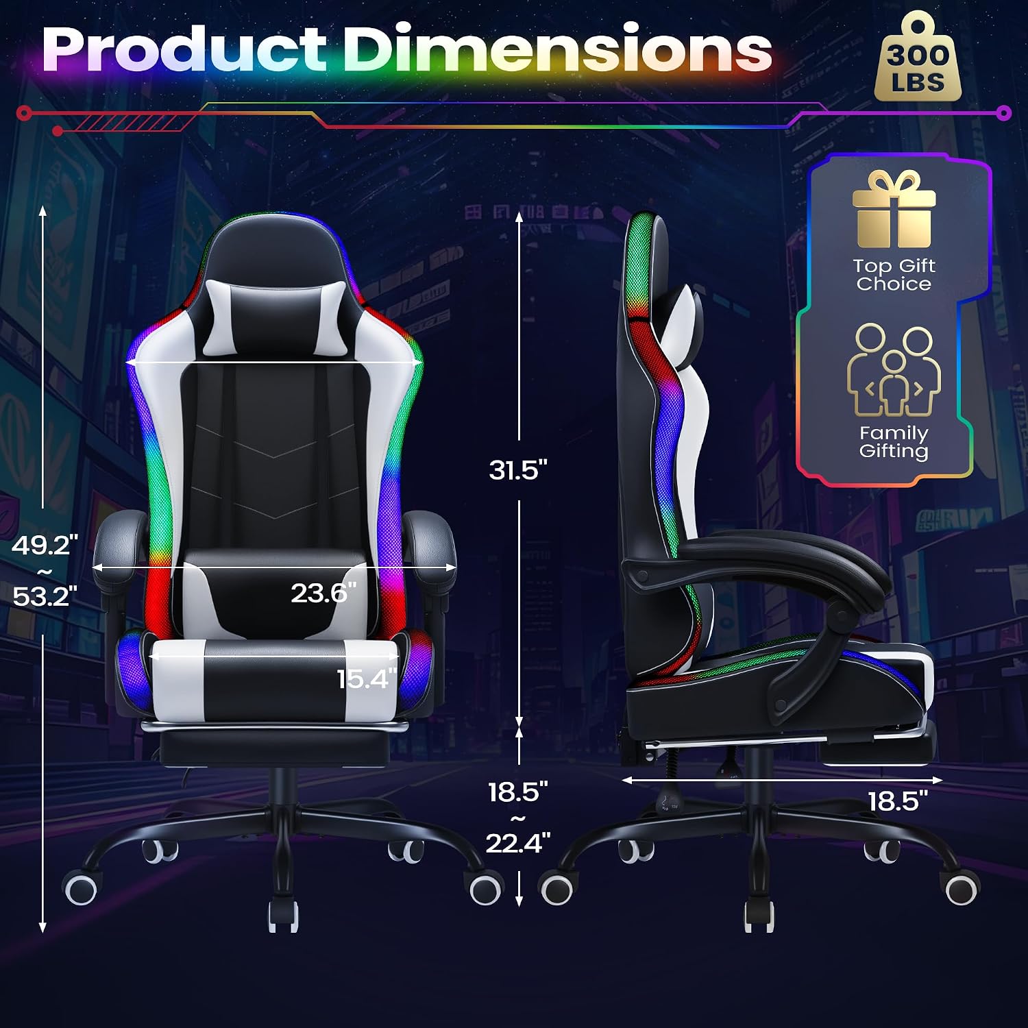 Homall Gaming Chair, Ergonomic - Chairs 评论和价格
