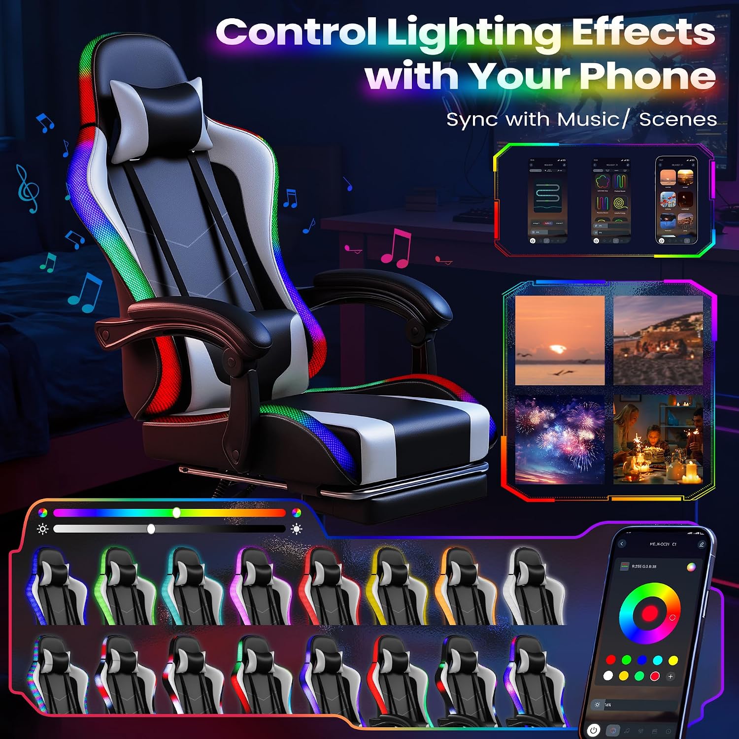 Homall Gaming Chair, Ergonomic - Chairs 评论和价格