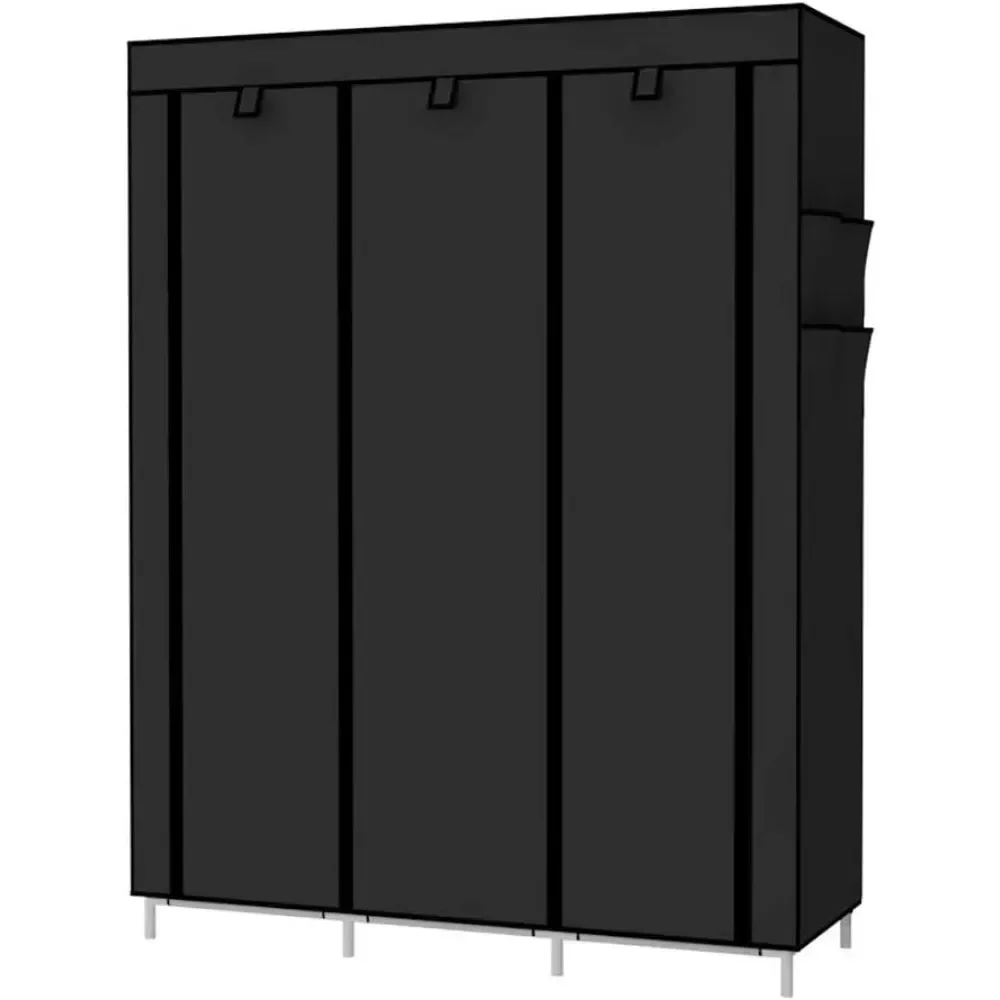 &Portable Wardrobe Closet Clot - Wardrobe Closet Portable Fabric Cover 评论和价格